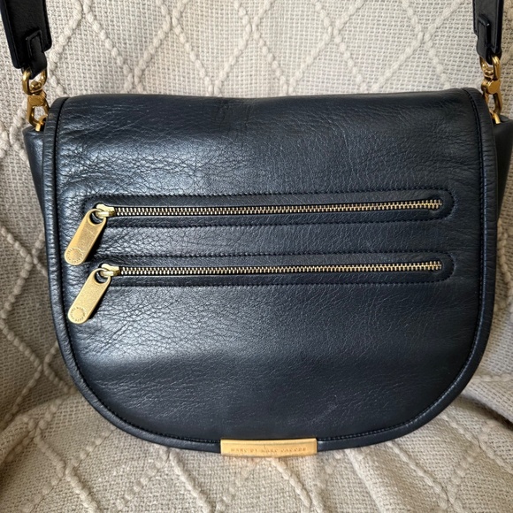MARC JACOBS LUNA BLACK LEATHER CROSSBODY REVERSIBLE STRAP - Picture 3 of 15